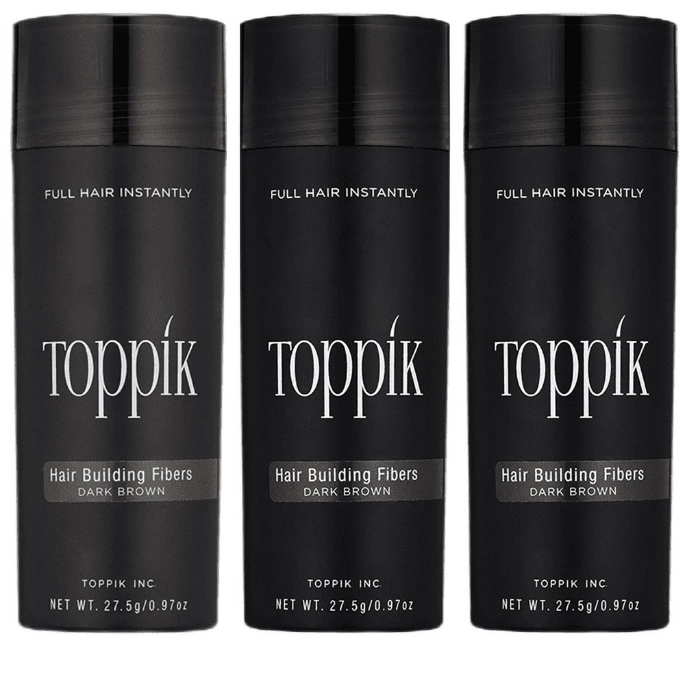 Toppik (pack of 3) light brown /grey/ Red Hair Fibers new and sealed